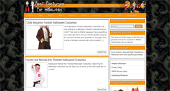 Desktop Screenshot of halloweenoutfitsforcheap.com
