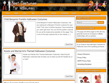 Tablet Screenshot of halloweenoutfitsforcheap.com